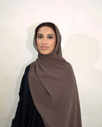 CHOCOLATE - CLASSIC CHIFFON WITH CAP