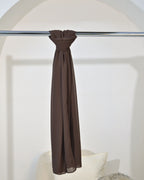 CHOCOLATE - CLASSIC CHIFFON WITH CAP