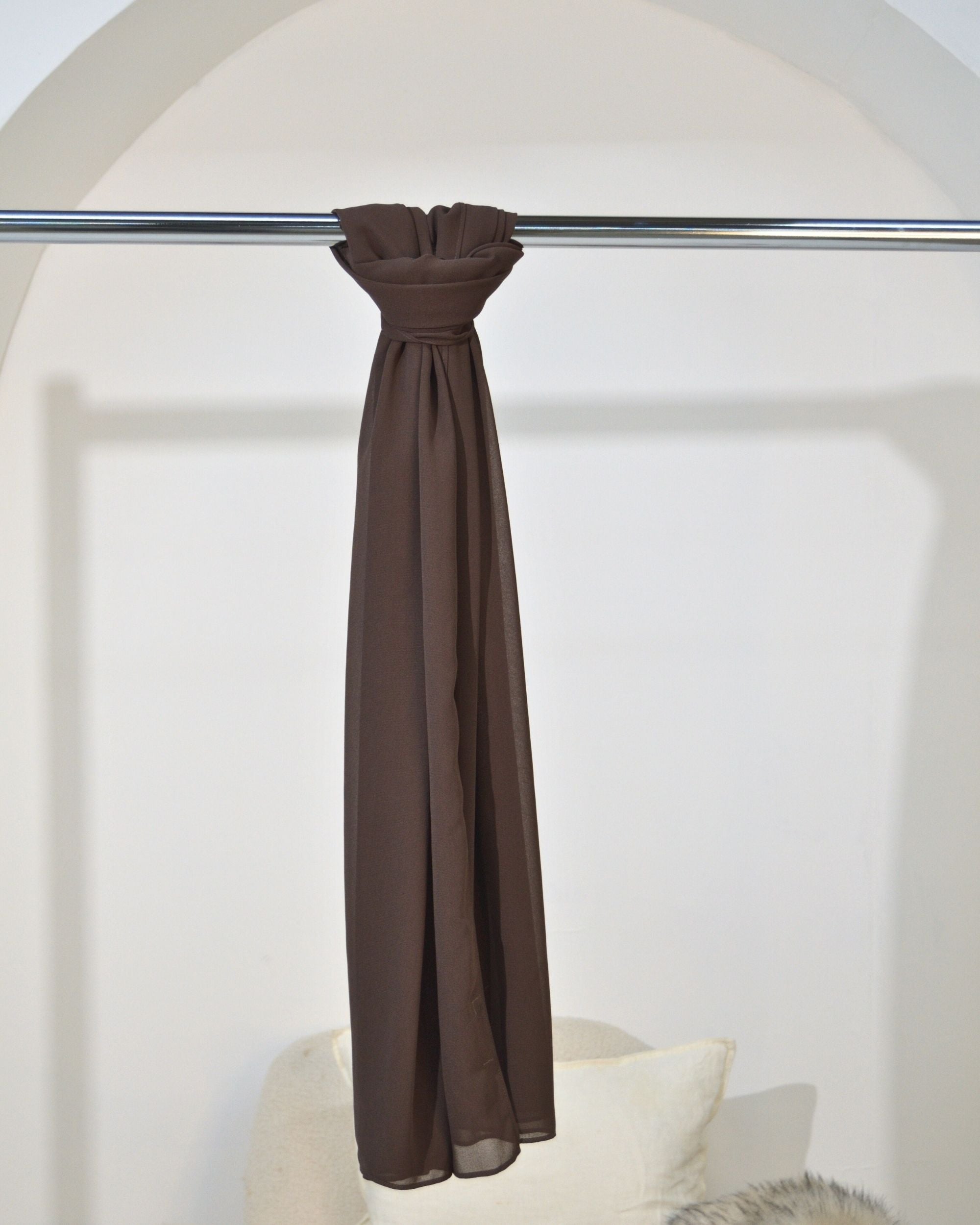 CHOCOLATE - CLASSIC CHIFFON WITH CAP