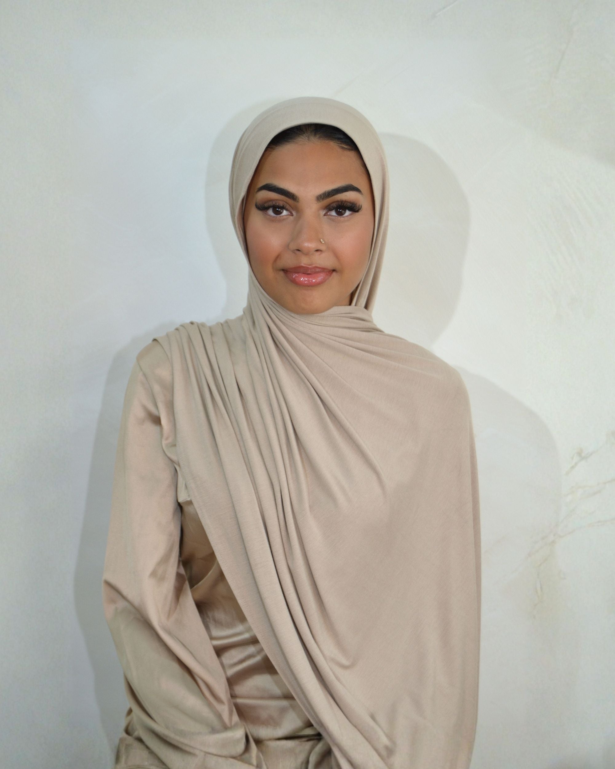 COOL BEIGE JERSEY HIJAB