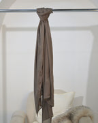 KHAKI - BAMBOO MODAL HIJAB WITH MATCHING CAP