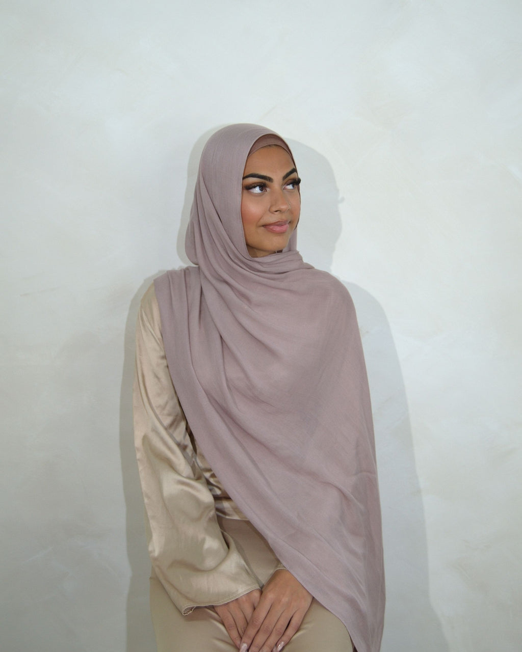 MUAVE - BAMBOO MODAL HIJAB WITH MATCHING CAP
