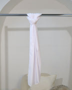 WHITE - CLASSIC CHIFFON WITH CAP